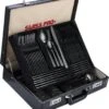 Swiss Pro+ Bestekset In Koffer-72 Delig-12 Persoons-Zwitsers Kwaliteit-Complete Set-100% Roestvrijstaal- Zwart -Keukenproducten Winkel 1075x1200 1