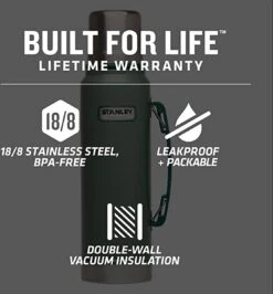 Stanley The Legendary Classic Bottle 1,40L - Thermosfles - Hammertone Green -Keukenproducten Winkel 1113x1200 3