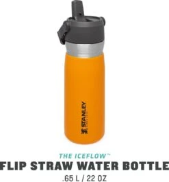 Stanley The IceFlow™ Flip Straw Water Bottle 0,65L - Thermosfles - Saffron -Keukenproducten Winkel 1120x1200 2