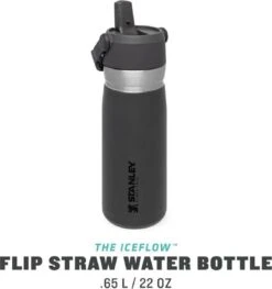 Stanley The IceFlow™ Flip Straw Water Bottle 0,65L - Thermosfles - Saffron -Keukenproducten Winkel 1128x1200