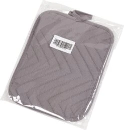 Roegaarden Pannenlappen - Pannenlap - 2 Stuks - Met Insteekvakken - Grijs -Keukenproducten Winkel 1141x1200