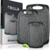 Grilla Snijplankenset - 3 Stuks - Marmer Look - Snijplank Set Kunststof -Keukenproducten Winkel 1145x1200