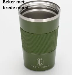Castagnola Design RVS Koffiebeker To Go - Groen - 380ml - Thermosbeker - Theebeker -Keukenproducten Winkel 1154x1200 2