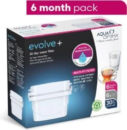 Aqua Optima Evolve+ Single Life - Wit - 6x 100 Liter -Keukenproducten Winkel 1165x1200 1