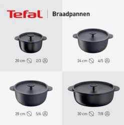 Tefal Trattoria Braadpan - Ø24 Cm -Keukenproducten Winkel 1194x1200