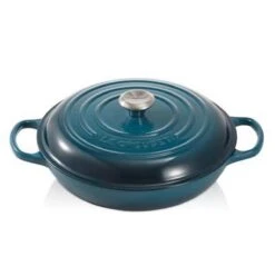 Le Creuset Braadpan Campagnard Signature Deep Teal - ø 30 Cm / 3.5 Liter 10 Le Creuset Braadpan Campagnard Signature Deep Teal - ø 30 Cm / 3.5 Liter -Keukenproducten Winkel 1197x1200 2