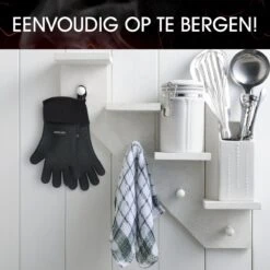 Sense Of Taste Ovenwanten - 2 Stuks - Ovenhandschoenen - Hittebestendig - 230°C - Siliconen - Zwart - Koken - Extra Lang -Keukenproducten Winkel 1198x1200 18