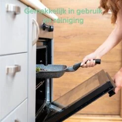 Coninx Grillpan 28CM - Steakpan - Afneembare Handgreep - PFAS-vrij - Grijs -Keukenproducten Winkel 1199x1200 3