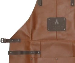 Goodman - BBQ Schort - Echt Leer - Leren Schort Man - Cognac Bruin -Keukenproducten Winkel 1200x1005