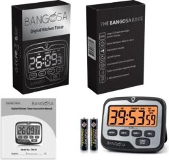 BanGosa® Magnetisch Digitale Kookwekker - Timer - RVS - Keukenwekker Digitaal - Digitale Keuken Timer - Stopwatch Met Magneet -Keukenproducten Winkel 1200x1138 1