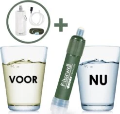 Merkloos Fllterwell Waterfilter - Survival - Zuiver & Schoon Drinkwater - Lichtgewicht - Water Filter - Outdoor - Hiking & Wandelen -Keukenproducten Winkel 1200x1143