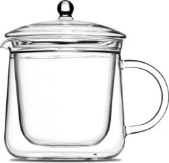 Vatten® Premium Glazen Theepot - 700ml - Dubbelwandig - Anti-drup - Transparant -Keukenproducten Winkel 1200x1160 1