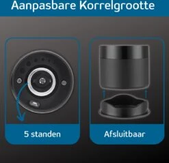 GOV Elektrische Peper- En Zoutmolen Zwart XL Set Oplaadbaar - Pepermolen - Peper En Zoutstel 9 GOV Elektrische Peper- En Zoutmolen Zwart XL Set Oplaadbaar - Pepermolen - Peper En Zoutstel -Keukenproducten Winkel 1200x1162 1