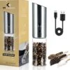 101Products Peper- & Zoutmolen Elektrisch - USB Oplaadbaar - Pepermolen - Zoutmolen - RVS -Keukenproducten Winkel 1200x1172 2