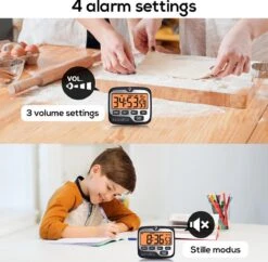 BanGosa® Magnetisch Digitale Kookwekker - Timer - RVS - Keukenwekker Digitaal - Digitale Keuken Timer - Stopwatch Met Magneet -Keukenproducten Winkel 1200x1174 1