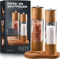 VAIVE Peper En Zoutmolen Set - Pepermolen -Keukenproducten Winkel 1200x1190 2