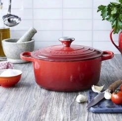 Le Creuset Signature Braadpan - 4,2 L - 24 Cm - Kersenrood -Keukenproducten Winkel 1200x1197 4