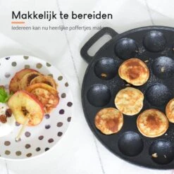 Ocina Poffertjespan – Combo Pack – 19 Poffertjes – Poffertjesmaker – Poffertjespan Inductie – Poffertjespan Electrisch – Gietijzeren Pan - Inclusief Doseerfles, Handvaten, 6x Poffertjesvorken En Invetkwast – Gratis Receptenboek 20 Ocina Poffertjespan – Combo Pack – 19 Poffertjes – Poffertjesmaker – Poffertjespan Inductie – Poffertjespan Electrisch – Gietijzeren Pan - Inclusief Doseerfles, Handvaten, 6x Poffertjesvorken En Invetkwast – Gratis Receptenboek -Keukenproducten Winkel 1200x1198 17