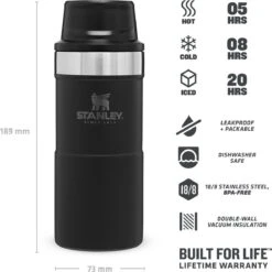 Stanley Trigger-Action Travel Mug 0.35L - Thermosfles - Matt Black -Keukenproducten Winkel 1200x1198 26