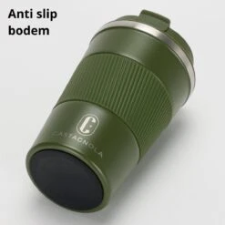 Castagnola Design RVS Koffiebeker To Go - Groen - 380ml - Thermosbeker - Theebeker -Keukenproducten Winkel 1200x1200 1014