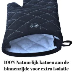 Gohh 2 Canvas Ovenhandschoenen Ovenwanten Zwart - 33 Cm (tot 300 Graden) -Keukenproducten Winkel 1200x1200 1031