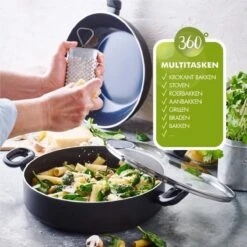 Greenpan Torino Keramische Hapjespan - 28 Cm - Met Glazen Deksel 24 Greenpan Torino Keramische Hapjespan - 28 Cm - Met Glazen Deksel -Keukenproducten Winkel 1200x1200 128