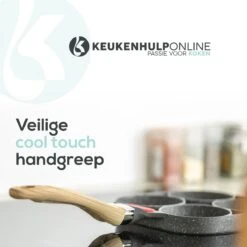 Culistar Pannenkoekenpan Inductie - Pancake Pan - Omeletpan - Omeletmaker - Eierpan - Inclusief Receptenboekje -Keukenproducten Winkel 1200x1200 155
