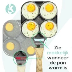 Culistar Pannenkoekenpan Inductie - Pancake Pan - Omeletpan - Omeletmaker - Eierpan - Inclusief Receptenboekje -Keukenproducten Winkel 1200x1200 156