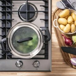 BK Flow Cool Black Glas Kookpannenset - 4-delig - Zwart - Glazen Deksel - Veilig Afgietsysteem - Inductie -Keukenproducten Winkel 1200x1200 211