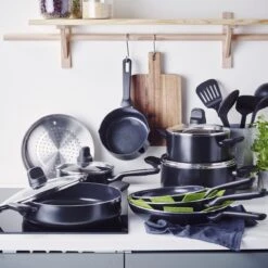 GreenPan Memphis Pannenset - 20-delig - Zwart - Inductie - PFAS-vrij -Keukenproducten Winkel 1200x1200 287