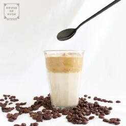 House Of Husk Latte Macchiato Lepels Set - Lange Theelepels - Koffielepels - Longdrinklepels - Sorbetlepels - Barlepel - RVS - 6 Stuks - 20CM - Zwart -Keukenproducten Winkel 1200x1200 3