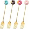 Gebaksvorkjes Donut Set Van 4 Taartvorkjes - Goud -Keukenproducten Winkel 1200x1200 30
