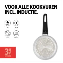 BRABANTIA INDU+ Steelpan Met Deksel - Keramische Antiaanbaklaag - Ø 16 Cm - Inductie - Pfas Vrij -Keukenproducten Winkel 1200x1200 368