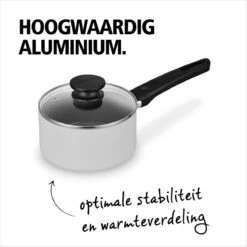 BRABANTIA INDU+ Steelpan Met Deksel - Keramische Antiaanbaklaag - Ø 16 Cm - Inductie - Pfas Vrij -Keukenproducten Winkel 1200x1200 369