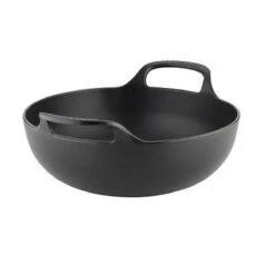 Le Creuset Wokpan / Balti Dish - Mat Zwart - ø 24 Cm / 2.7 Liter - Geëmailleerde Anti-aanbaklaag -Keukenproducten Winkel 1200x1200 389