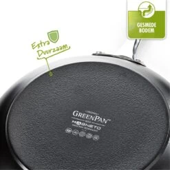 GreenPan Brussels Koekenpan 20cm - Zwart - Inductie - PFAS-vrij -Keukenproducten Winkel 1200x1200 460