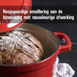 Daumonet Carême Rouge Gietijzeren Braadpan - Sudderpan Kersen Rood - Rond - Ø26 Cm - 4,4 Liter - PFAS & PFOA Vrij - Emaille - Geschikt Voor Alle Warmtebronnen - Elektrisch - Gas - Halogeen - Inductie - Keramisch - Vaatwasserbestendig 20 Daumonet Carême Rouge Gietijzeren Braadpan - Sudderpan Kersen Rood - Rond - Ø26 Cm - 4,4 Liter - PFAS & PFOA Vrij - Emaille - Geschikt Voor Alle Warmtebronnen - Elektrisch - Gas - Halogeen - Inductie - Keramisch - Vaatwasserbestendig -Keukenproducten Winkel 1200x1200 473