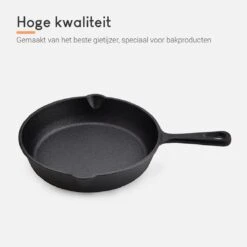 Ocina Gietijzeren Pan – Set Van 3 Stuks – ø25cm, ø19.5cm En ø16cm - Skillet - Koekenpan – Hapjespan – Koekenpan Inductie – Koekenpannenset - Gietijzeren Pan Bbq - Gietijzer - Incl. Receptenboek -Keukenproducten Winkel 1200x1200 484