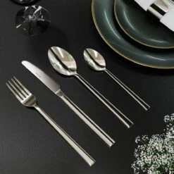 Nevana Bestekset - 24 Delig - 18/10 Edelstaal - Bestek - Lepels, Messen, Vorken 9 Nevana Bestekset - 24 Delig - 18/10 Edelstaal - Bestek - Lepels, Messen, Vorken -Keukenproducten Winkel 1200x1200 54
