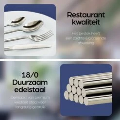 Nevana Bestekset - 24 Delig - 18/10 Edelstaal - Bestek - Lepels, Messen, Vorken 10 Nevana Bestekset - 24 Delig - 18/10 Edelstaal - Bestek - Lepels, Messen, Vorken -Keukenproducten Winkel 1200x1200 55