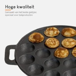 Ocina Poffertjespan – Combo Pack – 19 Poffertjes – Poffertjesmaker – Poffertjespan Inductie – Poffertjespan Electrisch – Gietijzeren Pan - Inclusief Doseerfles, Handvaten, 6x Poffertjesvorken En Invetkwast – Gratis Receptenboek 16 Ocina Poffertjespan – Combo Pack – 19 Poffertjes – Poffertjesmaker – Poffertjespan Inductie – Poffertjespan Electrisch – Gietijzeren Pan - Inclusief Doseerfles, Handvaten, 6x Poffertjesvorken En Invetkwast – Gratis Receptenboek -Keukenproducten Winkel 1200x1200 566