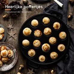 Ocina Poffertjespan – Combo Pack – 19 Poffertjes – Poffertjesmaker – Poffertjespan Inductie – Poffertjespan Electrisch – Gietijzeren Pan - Inclusief Doseerfles, Handvaten, 6x Poffertjesvorken En Invetkwast – Gratis Receptenboek 17 Ocina Poffertjespan – Combo Pack – 19 Poffertjes – Poffertjesmaker – Poffertjespan Inductie – Poffertjespan Electrisch – Gietijzeren Pan - Inclusief Doseerfles, Handvaten, 6x Poffertjesvorken En Invetkwast – Gratis Receptenboek -Keukenproducten Winkel 1200x1200 567