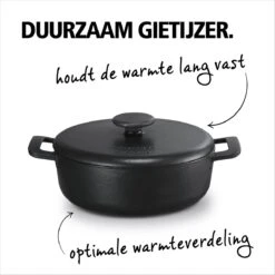 Brabantia The Dutch Braadpan - Matt Black - 28 Cm - Gietijzer 15 Brabantia The Dutch Braadpan - Matt Black - 28 Cm - Gietijzer -Keukenproducten Winkel 1200x1200 576