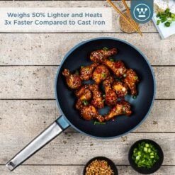 Westinghouse Performance Series - Wokpan Inductie - 28cm Luxe Wok Met Deksel - Blauw - Geschikt Voor Alle Warmtebronnen 16 Westinghouse Performance Series - Wokpan Inductie - 28cm Luxe Wok Met Deksel - Blauw - Geschikt Voor Alle Warmtebronnen -Keukenproducten Winkel 1200x1200 679