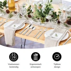 Deleca 6 Persoons Bestekset Deluxe (30-delig) - Vorken, Lepels En Messen - Vaatwasserbestendig - Gehamerd - Zilver / RVS 19 Deleca 6 Persoons Bestekset Deluxe (30-delig) - Vorken, Lepels En Messen - Vaatwasserbestendig - Gehamerd - Zilver / RVS -Keukenproducten Winkel 1200x1200 76