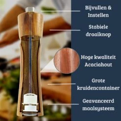 UNBOX Peper En Zoutmolen Set - Pepermolen - Zoutmolen - BBQ Accesoires - Acacia Hout - RVS 10 UNBOX Peper En Zoutmolen Set - Pepermolen - Zoutmolen - BBQ Accesoires - Acacia Hout - RVS -Keukenproducten Winkel 1200x1200 776