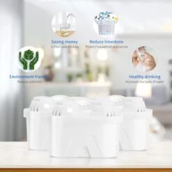 Aigostar Waterfilterpatronen Pure - 3 Stuks - Waterfilter - Filterpatronen - Brita Maxtra+ Compatible -Keukenproducten Winkel 1200x1200 791