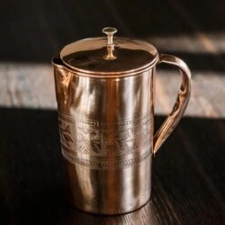 Puur Koperen Kan Bloempatroon - 1,5 Liter -Keukenproducten Winkel 1200x1200 808