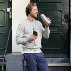 Mepal – Isoleerfles Ellipse 900 Ml – Houdt Je Drankje 12 Uur Warm En 24 Uur Koud – Natural Brushed – Geschikt Voor Bruiswater – Thermosfles – Lekdicht -Keukenproducten Winkel 1200x1200 844