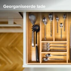 Grote Bestekbak Bamboe 81x47CM - Coninx Besteklade - Opbergbak - Duurzaam - Bamboe - Voor Laden Vanaf 47cm Diep -Keukenproducten Winkel 1200x1200 9